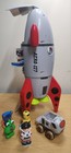 Cp Toys Space Mission Rocket Ship Toy  Only 1 Astronaut  2 Aliens 1 Robot  1 Car