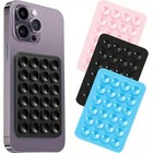 Suction Cup Phone Case Mount Double-sided Silicone Sticky Phone Grip Desk Stand