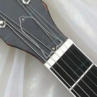 Solid Electric Guitar Vintage Bone Nut Stainless Rounded Fret Edge Adge Black