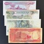 4pcs Cambodia 100 500 1000 5000 Riels  1973-1975  P15-17  World Paper Money Unc