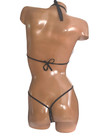 New Exotic Dancer Thong Bikini 2 Piece Set  Hologram  A b Cup