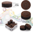 20psc Pool Cue Tips 13mm Billiard Pool Stick Tips Pool Cue Tips Replacement Kit