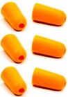 Raceceiver Orange Replacement Earpieces For Semi Pro Ear Piece Earpiece 3 Pair