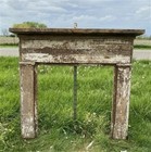 Antique Fireplace Mantel Surround  52x49 5  Architectural Salvage  Rustic  A145