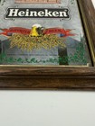 Vintage Heineken Beer Mirror Sign 18x15 Factory Imported Importers Man Cave Bar