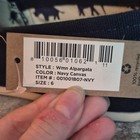 Toms Women s Navy Canvas Slip-on Flats Animal Print Accents Size 6