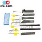 Metal Lathe Cutting Tools - 7pcs 1 2  Indexable Lathe Turning Tool With 7pcs Ind