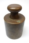 Vintage 500 Grams Balance Scale Weight Brass Finish 2-1 2  Tall
