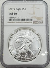 2019 American Silver Eagle Ngc Ms70