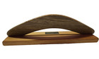 Authentic Australian Aboriginal Wood Hand Painted Boomerang With Stand