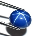 Cabochon Shape Natural Blue Star Sapphire 12 Ct  Oval Loose Certified Gemstone