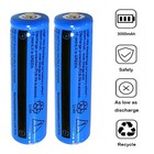 2pcs set 18650 Lithium Battery Rechargeable 3 7v Li-ion For Torch Headlight New