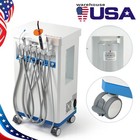 Unidad De Entrega Dental Portatil Movil Compresor De Aire Succi  n silla 4 Hoyos