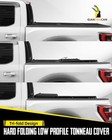 5ft Bed  58 6   Hard 3-fold Low-profile Tonneau Cover For 05-21 Nissan Frontier