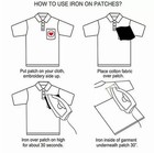 Team Usa Olympic Patch 3 5    Embroidered Iron-on Sew Badge   Red   Blue Pack Of 6