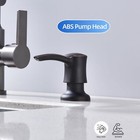 Oil Rubbed Bronze Soap Dispenser For Kitchen Sink Built In  Abs Pump With Orb