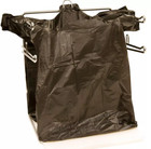 1000 Bags 1 6 Black  21 X 6 5 X 11 5  T-shirt Plastic Grocery Shopping Bag New