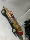 Vintage Tin Friction Race Car Golden  3    Sn  Japan 1961 No Rust Golden Rare