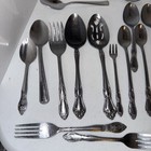 Vtg Sets Mismatched Silverware Flatware Eclectic Boho 33 Pieces Total