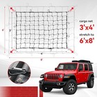 3 x 4  Cargo Net For Pickup Truck Bed Stretches To 6 x 8   Small 4  X 4  Mesh  