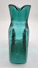Blenko Limited Release Cerulean   Turquoise Cullet 384m Water Bottle Hand Signed