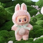Authentic Pop Mart Labubu Mokoko V1 Close To Sweet Plush Doll Keychain Hot Gifts