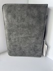 Bible Cover Case Xxl  11 5 x8   Divinity Boutique Faux Leather Black Gray Cross