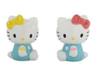 Sario Hello Kitty Ceramic Salt   Pepper Shaker Set New In Box