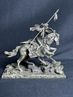 Fine Pewter Sculpture The Cheyenne  371 Lance W orig Cert Signed Donald Polland