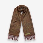 Vintage Loro Piana Cashmere Scarf Classic Paisley Winter Warmer Neckwear Scarves