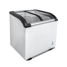 29   Curved Top Display Freezer 4 6 Cu ft Sliding Glass Lid Ice Cream Freezers