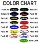 Oval Custom Name Embroidered Patch  Iron On Fast Shipping  Usa Seller