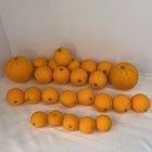Lifelike Oranges Realistic Artificial Fake Kitchen Decor Lot Of Various Sizes