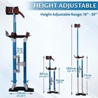 Drywall Stilts 18-30 Inch Adjustable Height