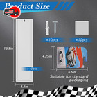 10 Pcs Model Car Display Case Wall Mount Compatible With Hot Wheels Match Box Pa