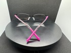 New Guess Gu9155-3 005 Rectangle Matte Black pink Eyeglasses Authentic