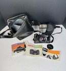 Pentax Mv1 Slr Film Camera And Accessory Bundle Case Lens Flash