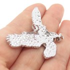 925 Sterling Silver Vintage American Eagle Pendant
