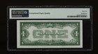 Dbr 1928-b  1 Silver Funnyback Fr  1602 Gb Block Gem Pmg 65 Epq Ser   G81492978b