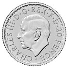 2027 U k  20 Pence Silver Britannia  999 1 10 Oz Brilliant Uncirculated