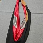 Academic Graduation Hood Black Red Silver Tan Regalia University Of Phoenix