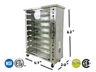 Nsf 35 Chicken Rotisserie Oven Commercial Roast Chicken Machine Natural Gas  Lp
