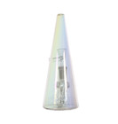 6 5  Holographic Prism Color Changing Glass Volcano Cone Water Pipe Bong 14mm