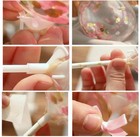 3pcs Confetti Party Supplies Balloons Latex Cake Topper Wedding Decoration