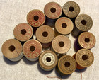  4 Vintage Thread Wooden Spools Multicolor Corticelli Hemingway Bartlett