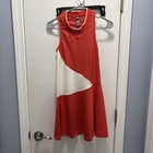 Adidas By Stella Mccartney Womens Colorblock Athletic Tennis Dress Redsize 36