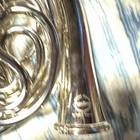 Maxtone Silver Double French Horn 4 Rotary Valves Brass Lacquered Finish