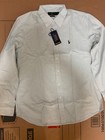 Ralph Lauren Polo Classic Fit Dress Shirt White Grey Stripes 2xl   Xxl Nwt