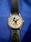 Vintage Disney Mickey Mouse Watch Quartz Japan 1998 Time Works Runs