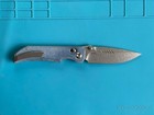 Tenable Eaglestrike Cross Bar Lock Knife Blue Micarta 3 73   Sw Nitro-v Blade